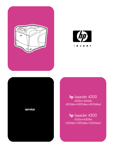 HP LaserJet 4200-4300 Service Manual