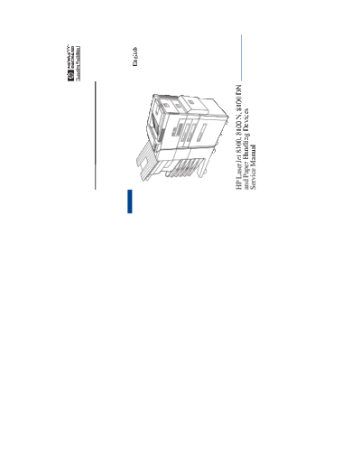 HP LaserJet 8100 Service Manual
