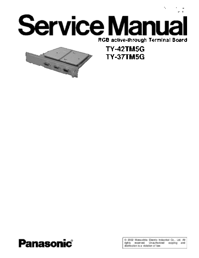 TY-42TM5G TY-37TM5G
