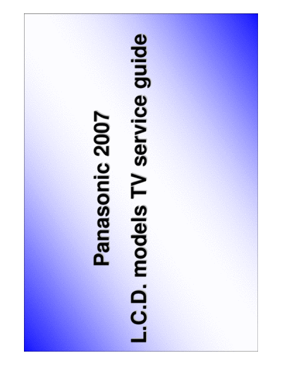 2007 LCDTV Service Guide