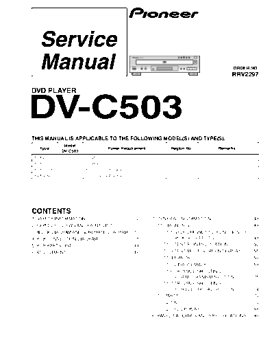 hfe_pioneer_dv-c503_service