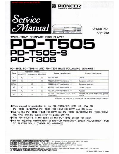 pioneer_pd_t505