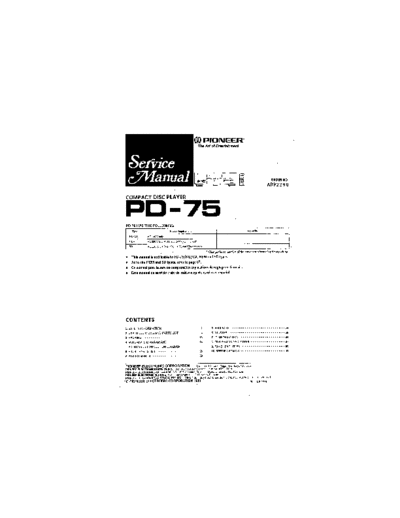 hfe_pioneer_pd-75_service