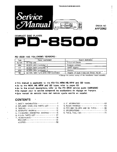 hfe_pioneer_pd-8500_service