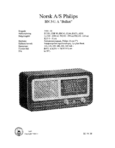 PHILIPS BN-341-A--BALLETT-s