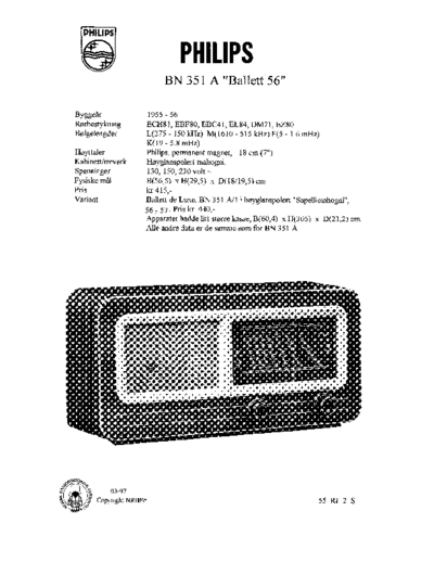 PHILIPS BN-351-A--BALLETT-56-s