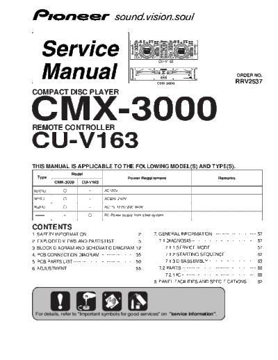 hfe_pioneer_cmx-3000_service