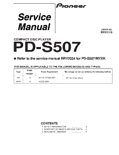 hfe_pioneer_pd-s507_service
