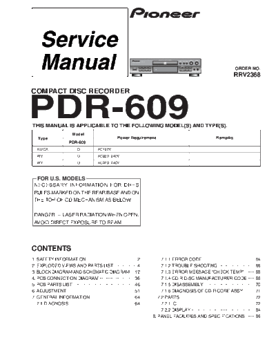 hfe_pioneer_pdr-609_service_rrv2368