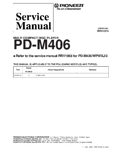 hfe_pioneer_pd-m406_service_rrv1974_en