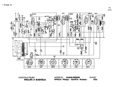 HF453A - RA347A Radio-phono