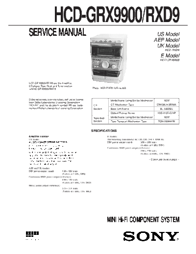 HCD-GRX9900_RXD9