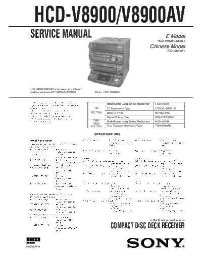 HCD-V8900_AV
