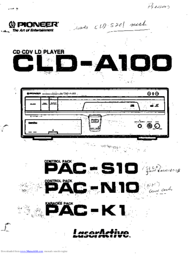 pioneer_cld-a100_service-info