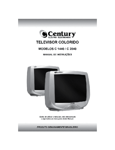 Manual de Usuário do TV C1440 e TV C2040