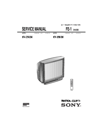 sony chassis FE-1-3