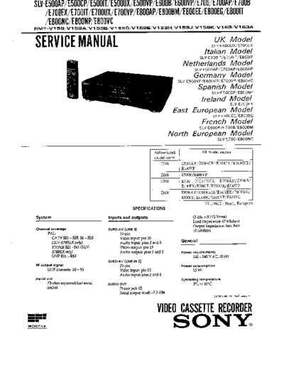 Sony SLV-E500_E600_E700_E800
