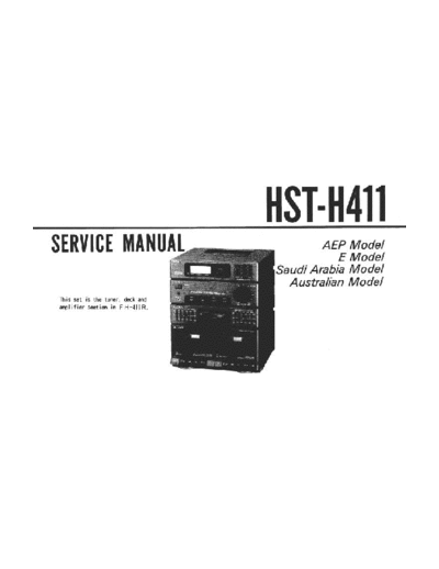 SONY HST-H411