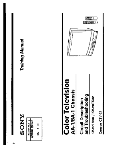 Sony CTV-21_AA-1_BA-1_Training_manual_Part_1