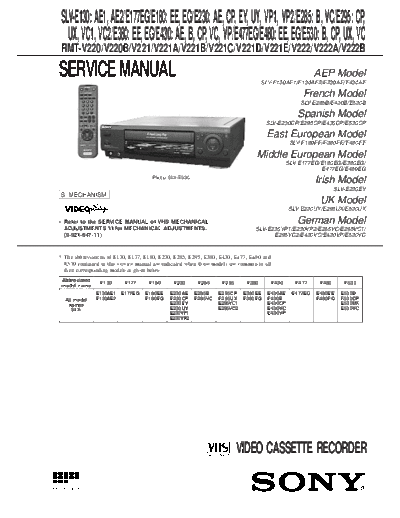 Sony SLV-E130
