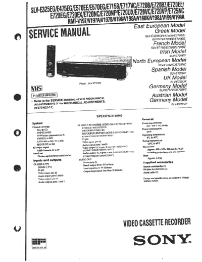 SONY  SLVE720
