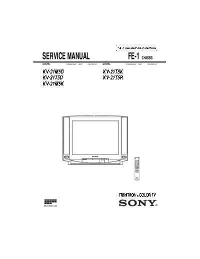 sony chassis FE-1-11