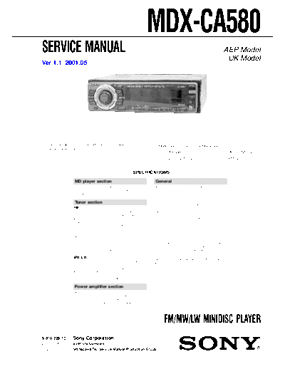 sony_MDX-CA580_service_manual