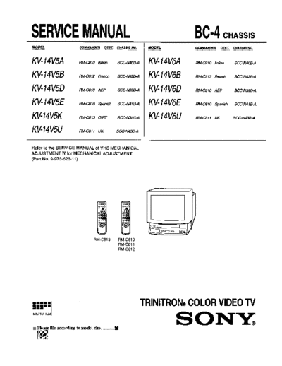 sony chassis BC-4