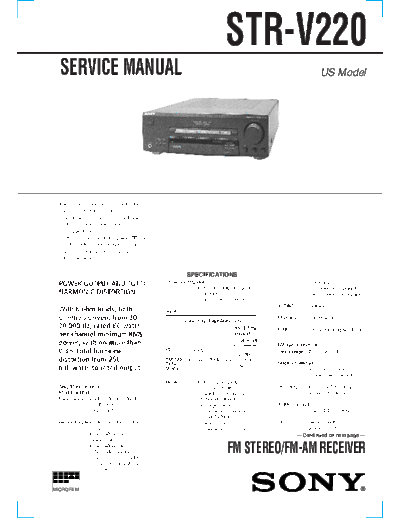 Sony STR-V220