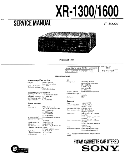 SONY XR-1300_1600