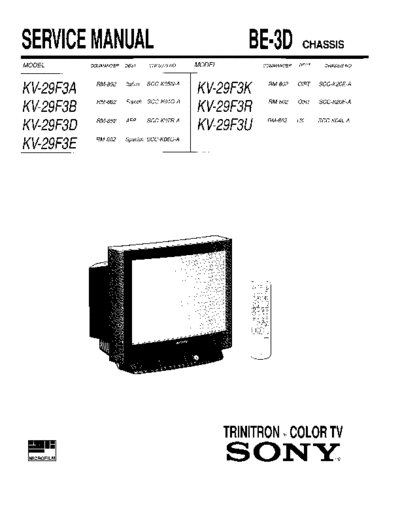 sony chassis BE-3D