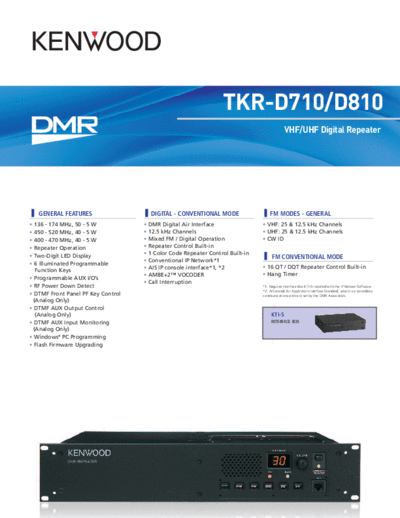 TKR-D710D810Brochure