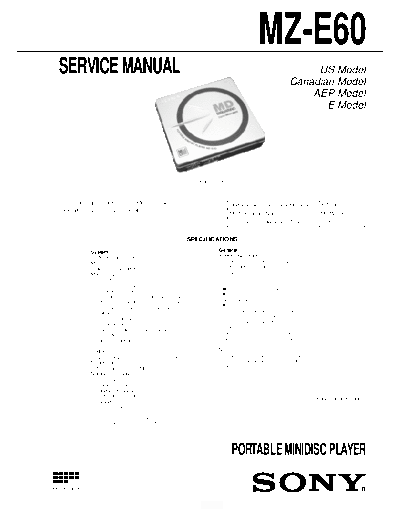 SONY MZ-E60