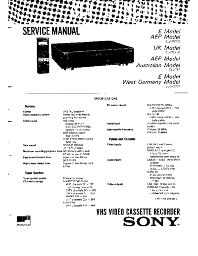 SONY  SLV-757  