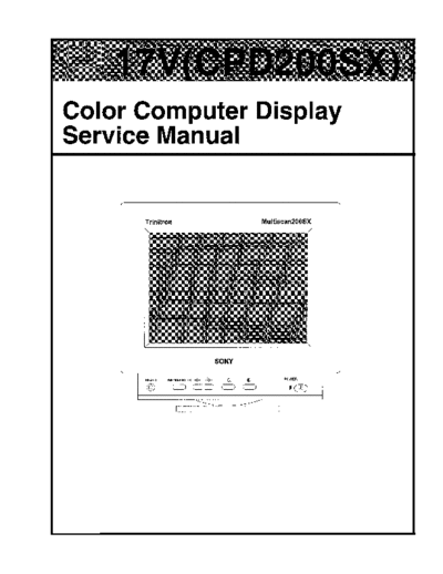 SONY CPD200_SX SM