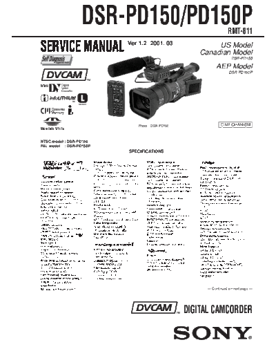 SONY DSR-PD150