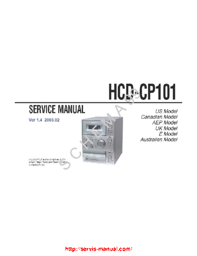 SONY HCD-CP101
