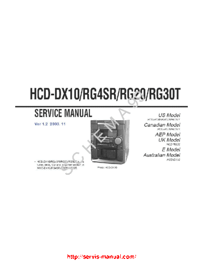 SONY HCD-DX10_RG4SR_RG20_RG30T
