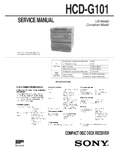 SONY HCD-G101_Part_1