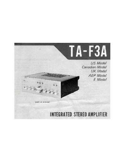 SONY TA-F3A