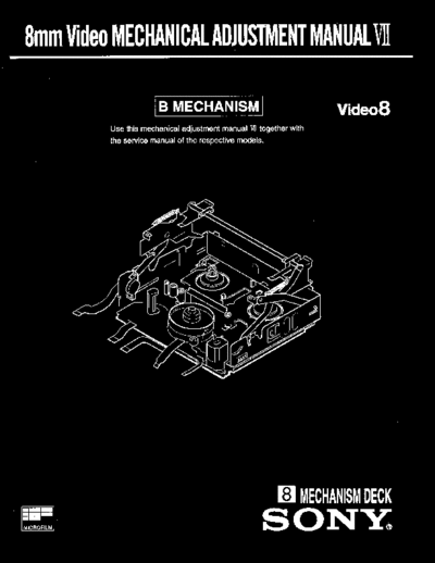 SONY VIDEO-8 B MECHANICAL VII