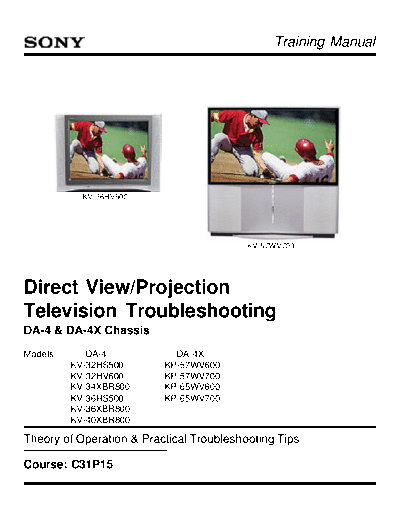 SONY_TRAINING_MANUAL