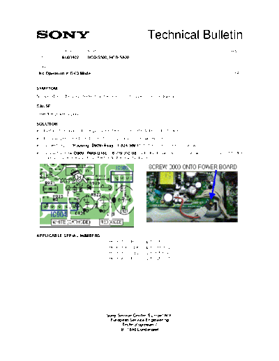 Sony DVD Code C-81 3