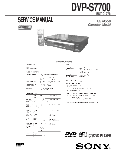 Sony DVP-S7700