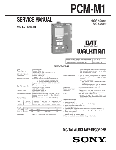Sony PCM-M1