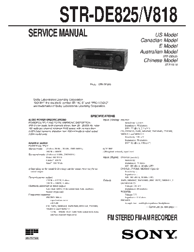 Sony STR-DE825_V818