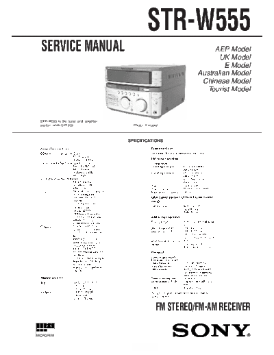 Sony STR-W555