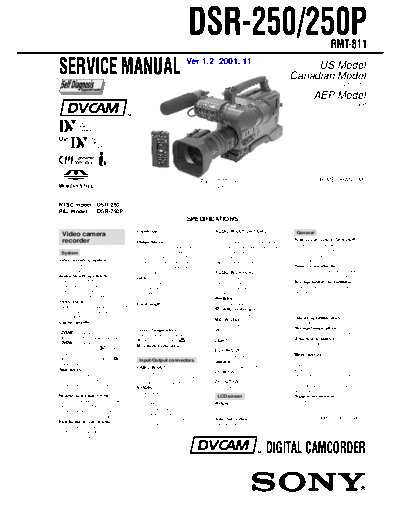 Sony_service_manual_DSR-250_DSR-250P