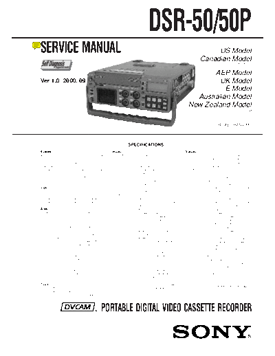 Sony_service_manual_DSR-50_DSR-50P