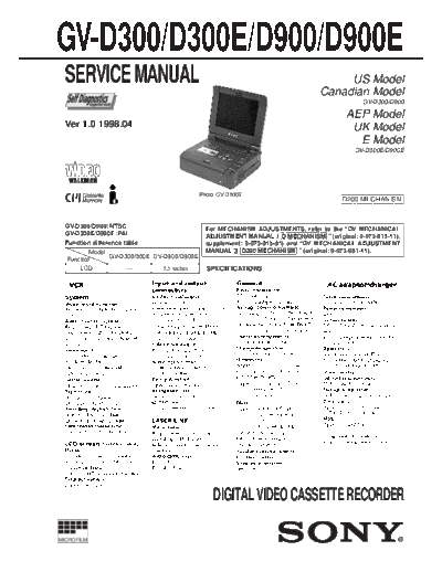 Sony_service_manual_GV-D300_GV-D900